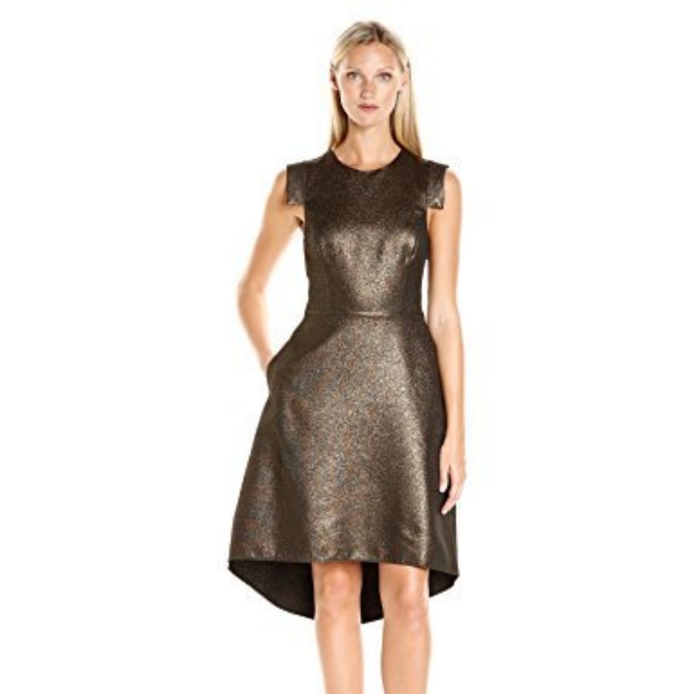 Gold/Black Cocktail Dress